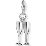 Thomas Sabo Bedelhanger voor dames glazen champagne Charm Club 925 sterling zilver 1288-001-12