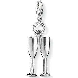 Thomas Sabo Bedelhanger voor dames glazen champagne Charm Club 925 sterling zilver 1288-001-12