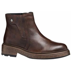 Geox - Swelen - Veterboots - Donkerbruin - Hoogwaardig Volnerfleer