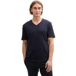 TOM TAILOR T-shirt voor heren, 10690 - Knitted Navy, XL