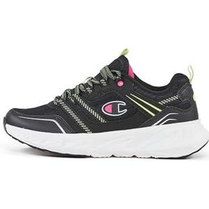 Champion Warrior W Low KK010 Damessneakers, zwart/citroen/fuchsia, Zwart Citroen Fuchsia Kk010, 42.5 EU