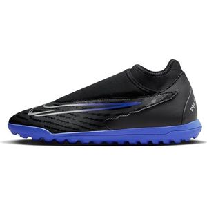 Nike Phantom GX Club DF TF, herensneakers, zwart/chroom-hyper royal, 47 EU, Black Chrome Hyper Royal, 47 EU