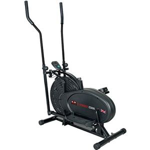 Body Sculpture BE5916 Dual-Action Air Elliptical Cross-Trainer | 12 maanden garantie | Verstelbare luchtweerstand | Volg uw voortgang | Meer, zwart