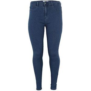 ONLY Carmakoma Carstorm Push Up Hw Sk MBD Noos Skinny Jeans voor dames, blauw (medium blue denim), 42