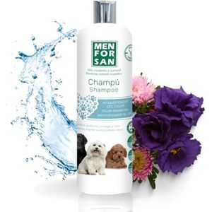 MENFORSAN Kleurintensiverende shampoo voor honden 1L, intensiveert en beschermt de kleur, geeft glans, veganistisch product