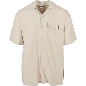 Urban Classics Camp Shirt voor heren, viscose, Softseagrass, L