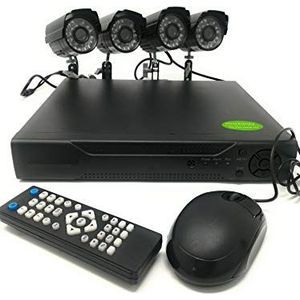 TEMPO DI SALDI Videobewakingsset 4 kanalen infrarood camera's DVR verlengkabel