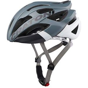 Cratoni Helmets Unisex – volwassenen C-Bolt fietshelm, grijs, 56-59 cm