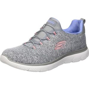 Skechers Summits-Quick Getaway sneakers voor dames, Grijs Blauw Gybl, 37 EU Breed