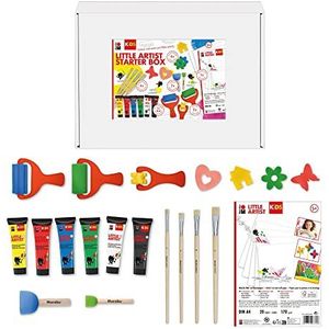 Marabu 0305000000112 - KiDS Little Artist Power Paint Box, schilder- en knutseldoos voor kinderen vanaf 4 jaar