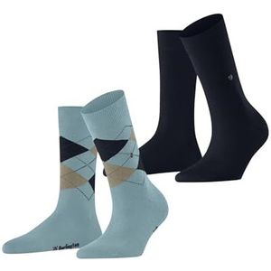 Burlington - Everyday Mix - Dames Sokken - Blauw - 2 Paar