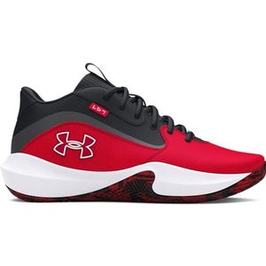 Under Armour Unisex-Adult Lockdown 7 Sneaker, (600) Rood/Zwart/Rood, 9.5 Women/8 Men