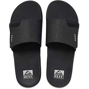 Reef Fanning Flip-Flop voor heren, Zwart Zilver, 40 EU