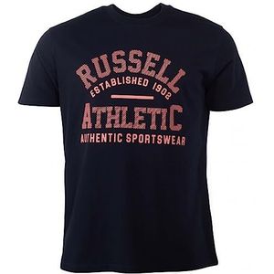 Russell Rea 1902-S/S Crewneck Tee Shirt, Marine., M