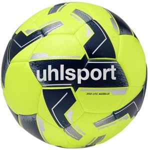 uhlsport 350 Lite Addglue, Unisex jeugd voetbal, geel fluo/blauw marine/AR, 5 -