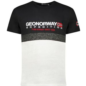 Geographical Norway Jdouble_Heren T-shirt, Zwart, M