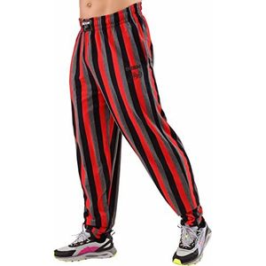 BIG SAM SPORTSWEAR COMPANY Oldschool baggy joggingbroek voor heren, met zakken, losse pasvorm, rood, XL