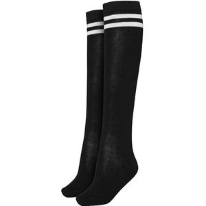 Urban Classics College Socks dames kniekousen, meerkleurig (Blk/Wht 50), 50 EU