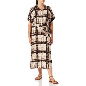 Part Two Orkidea DR jurk, bruin, blurred square, 44 dames