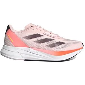 adidas Duramo Speed Hardloopschoenen voor dames, niet-voetbalschoenen, laag, Sandy Pink Aurora Met Solar Rood, 44 EU