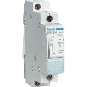 Hager EPN512 stroomonderbreker 1S 8V AC 16A