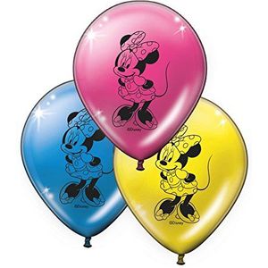 Verbetena, 014001139, 8 ballonnen Minnie Mouse Pink, Disney