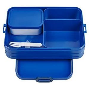 Bento lunchbox Take a Break large - Vivid blue.