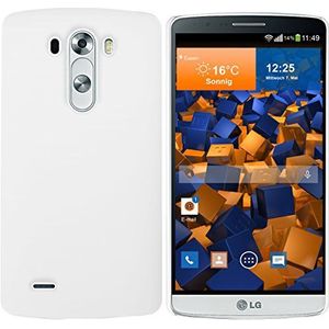 mumbi Harde schaal compatibel met LG G3 mobiele telefoon hard case telefoonhoes, wit