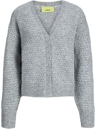 Gebreid Vest - JXAden - V-hals - Losse Pasvorm - Lange Mouw - Gerecycled Materiaal