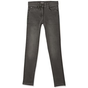 s.Oliver Meisjesslim: jeans met warme binnenkant, zwart, 152 cm
