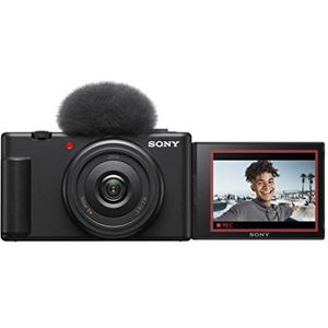 Sony vlogcamera ZV-1F | Digitale camera (kantelbaar scherm, 4K video, slow motion, vlogfuncties) — Zwart