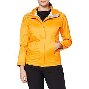 Marmot Women's Wm's PreCip Eco Jacket, Waterproof Jacket, Lightweight Hooded Rain Jacket, Windproof Raincoat, Breathable Windbreaker, Ideal for Running and Hiking, Solar, L