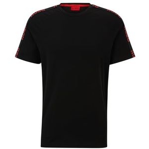 BOSS Sporty Logo Loungewear T-shirt voor heren, zwart 1, L