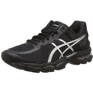 ASICS Gel-Kayano 22 Hardloopschoenen voor dames, Zwarte Onyx Zilver Houtskool 9993, 19 EU