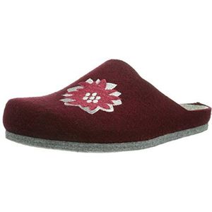 Dr. Brinkmann 320393 dames pantoffels, Rood bordeaux, 42 EU