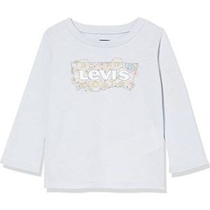 Levi's Kids T-shirt met lange mouwen Baby Meisjes, Lucht, 6 Maanden