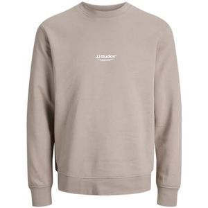 Jack & Jones - JJESoho - Sweatshirt - Lichtbruin / Wit