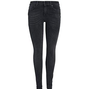 PIECES Dames Pcfive Delly Jeans Grey/Noos Jeansbroek, grijs (dark grey denim), XL
