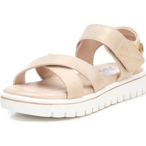 XTI KIDS 150877, platte sandalen voor meisjes, goudkleurig, 33 EU