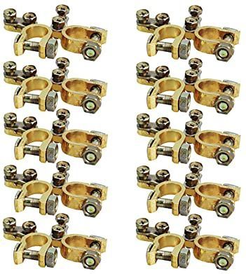 Accuklemmen - Corrosiebestendige Legering - Set van 10