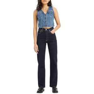 Ribcage - Full-Length Jeans - Blauw - Denim - Aansluitende Pasvorm