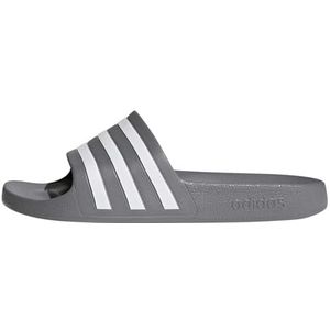 Adidas Adilette Aqua uniseks-volwassene Slippers, grey three/ftwr white/grey three, 36 2/3 EU