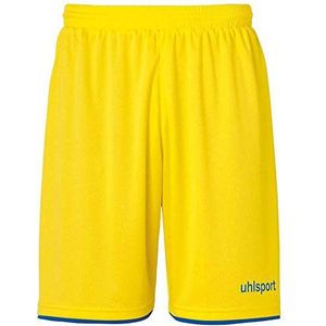 uhlsport Club Shorts voor heren, Lima geel/azuur, 128