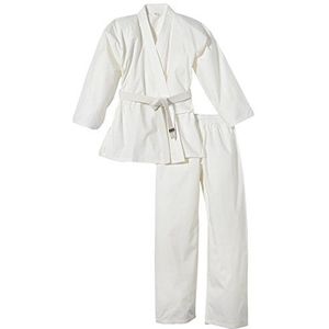 KWON Kinder vechtsportpak Karate Basic, wit, 120cm, 551000120