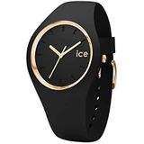 Ice-Watch - ICE glam Black - Dames zwart horloge met siliconen band - 000982 (Small)