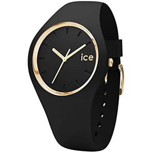 Ice-Watch - ICE glam Black - Zwart dameshorloge met siliconen band - 000982 (Small)