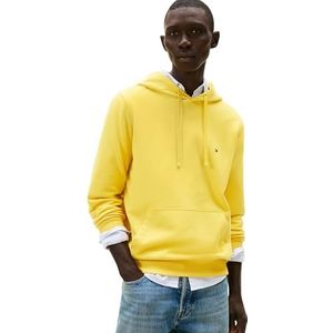 Tommy Hilfiger Heren ESSENTIAL TERRY HOODY MW0MW37235 Pullover Hoodie, GEEL, S, Geel (Morningside Yellow), S