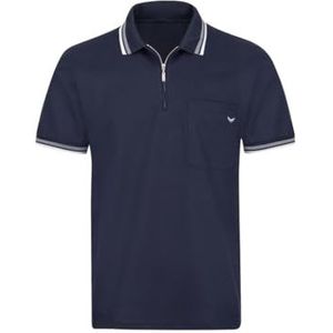 Trigema - Poloshirt - Navy - Korte Mouwen - 100% Katoen