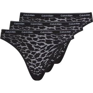 Calvin Klein - Bikini Slips - 3-Pack - Zwart - Synthetisch