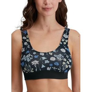 CALIDA - Bustier Elastic Trend - Zwart - Katoenmix - Aansluitend - Zonder Beugels